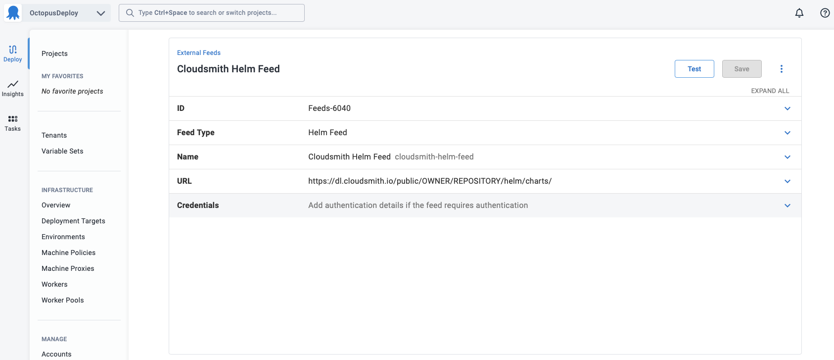 Helm Feed Type